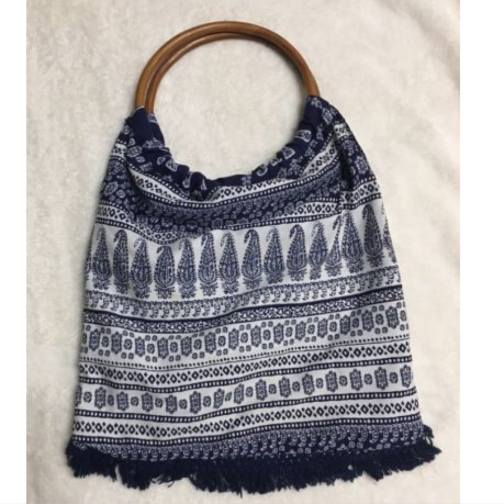 Buckhead Betties Boho Fringe Cotton Purse